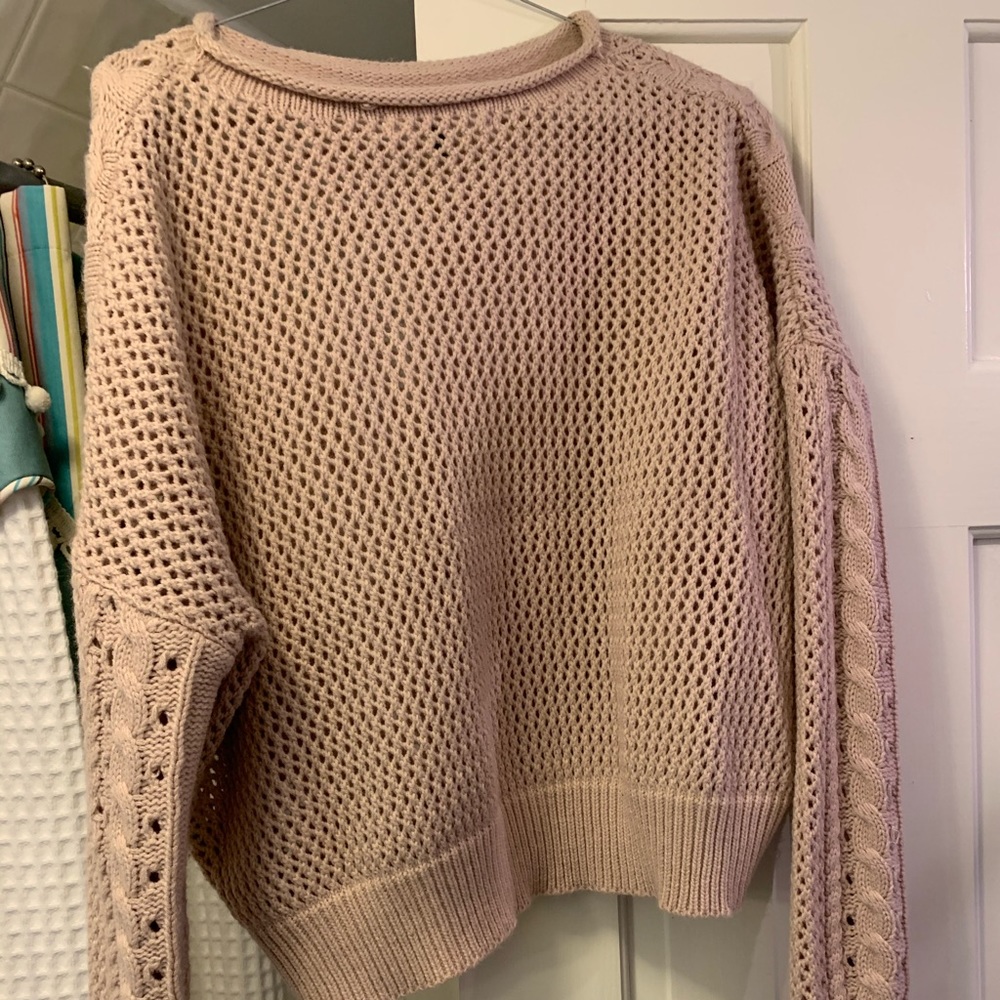 Muted pink sweater